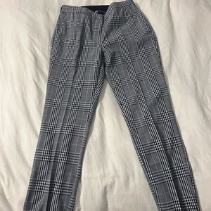 ZARA Women's Gray Plaid Pants